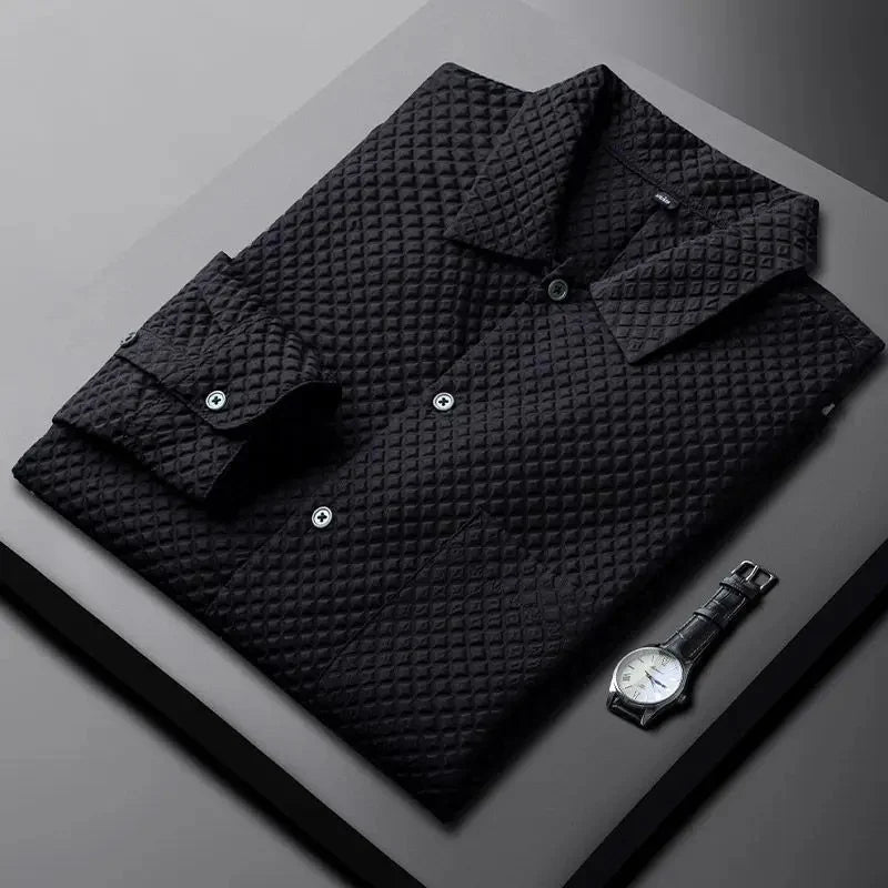Imported Fabric Bubble Popcorn Plain Premium Cotton Shirts( WITH POCKET) | Choose Your Color